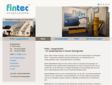 Tablet Screenshot of fin-tec.de